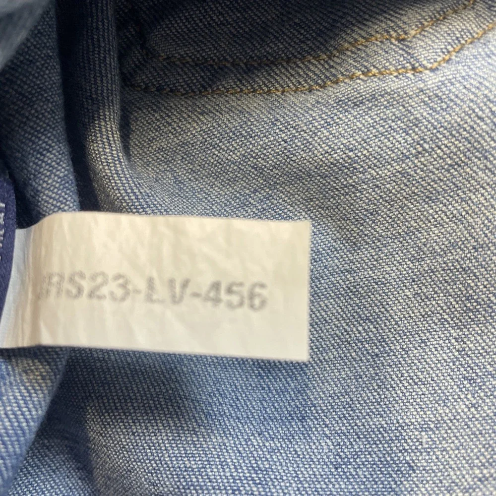 NWT Beverly Hills Polo Club Denim Long Sleeve Pockets‎ Logo Jacket girl's 10